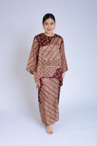 Siti Kurung - Maroon Gold