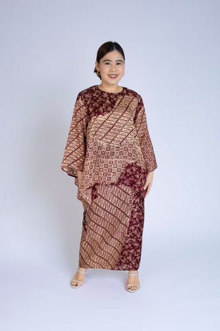 Siti Kurung - Maroon Gold