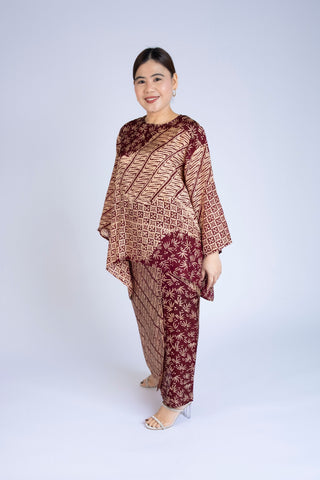 Siti Kurung - Maroon Gold